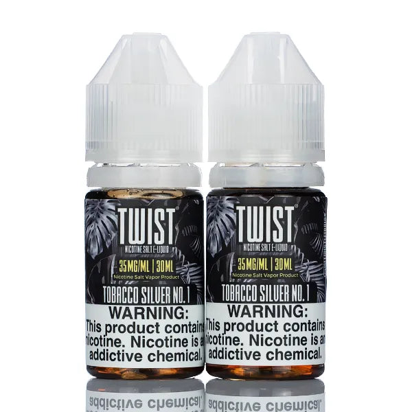 TWIST Salt E Liquid - Tobacco Silver No.1 - 60ml - Black Coral
